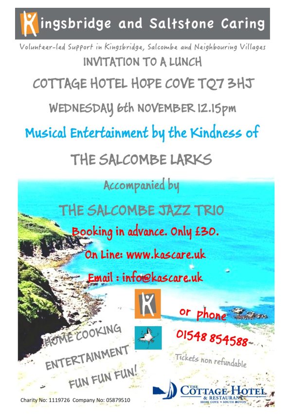 Cottage Hotel Lunch and Entertainment, 6th November 2024